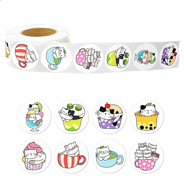 PandaHall Round Paper Cat in Cup Cartoon Sticker Rolls, Decorative Sealing Stickers for Gifts, Party, Kid's Art Craft, Mixed Color, 25mm..., Multicolor
PandaHall Round Paper Cat in Cup Cartoon Sticker Rolls, Decorative Sealing Stickers for Gifts, Party, Kid's Art Craft, Mixed Color, 25mm..., Multicolor