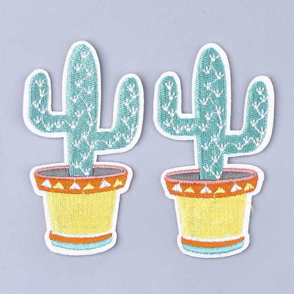 PandaHall Computerized Embroidery Cloth Iron On Patches, Costume Accessories, Appliques, Cactus, Turquoise, 94x53x1mm Cloth Others Green
PandaHall Computerized Embroidery Cloth Iron On Patches, Costume Accessories, Appliques, Cactus, Turquoise, 94x53x1mm Cloth Others Green