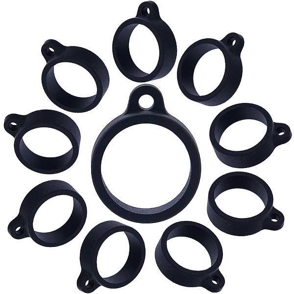 PandaHall GORGECRAFT 1 Box 60PCS Anti-Lost Silicone Rings 18mm Inner Diameter Black Rubber Band Holder Non-Lost Rubber Rings Loss-Proof...
PandaHall GORGECRAFT 1 Box 60PCS Anti-Lost Silicone Rings 18mm Inner Diameter Black Rubber Band Holder Non-Lost Rubber Rings Loss-Proof...
