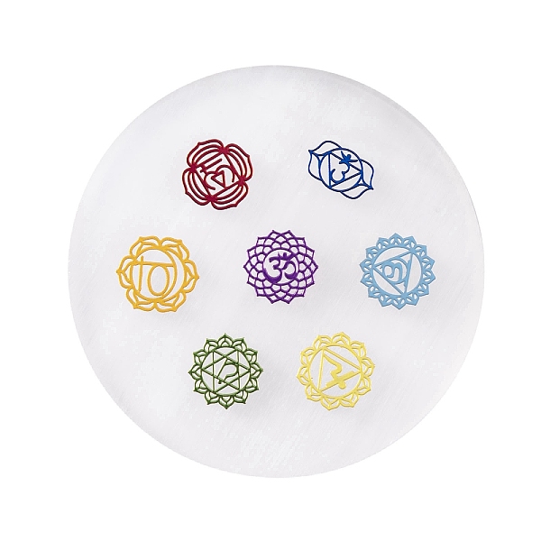 PandaHall Flat Round Natural Selenite Slice Coasters, Reiki Stone for Chakra Balance, Crystal Healing , 83x8.5mm Selenite Flat Round..., Multicolor
PandaHall Flat Round Natural Selenite Slice Coasters, Reiki Stone for Chakra Balance, Crystal Healing , 83x8.5mm Selenite Flat Round..., Multicolor
