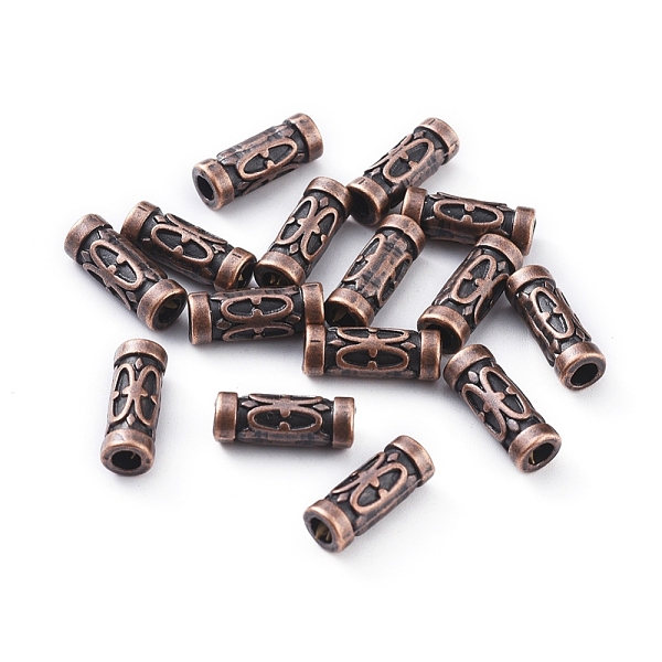 PandaHall Tibetan Style Beads, Zinc Alloy, Lead Free & Nickel Free & Cadmium Free, Tube, Red Copper Color, 13x5mm, Hole: 2.5mm Alloy Tube
PandaHall Tibetan Style Beads, Zinc Alloy, Lead Free & Nickel Free & Cadmium Free, Tube, Red Copper Color, 13x5mm, Hole: 2.5mm Alloy Tube