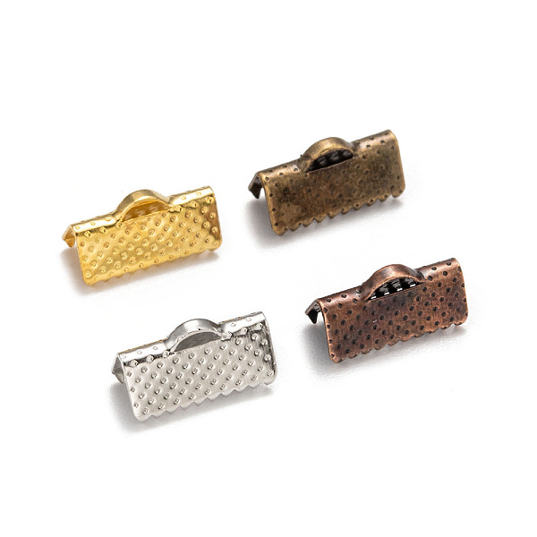PandaHall Mixed Iron Ribbon Crimp Ends, Nickel Free, Mixed Color, 7x13mm, Hole: 2mm, about 470pcs/200g Iron Multicolor
PandaHall Mixed Iron Ribbon Crimp Ends, Nickel Free, Mixed Color, 7x13mm, Hole: 2mm, about 470pcs/200g Iron Multicolor