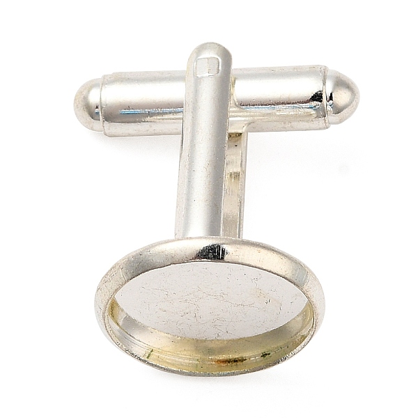 PandaHall Brass Cuff Settings, Cufflink Findings for Apparel Accessories, Silver, 25x14mm Brass Flat Round
PandaHall Brass Cuff Settings, Cufflink Findings for Apparel Accessories, Silver, 25x14mm Brass Flat Round