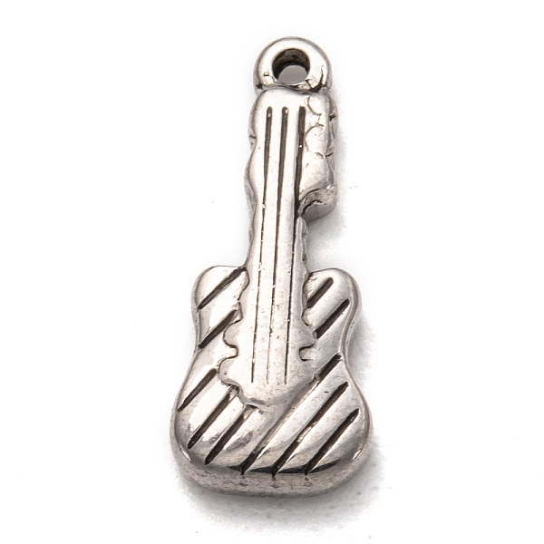 PandaHall 304 Stainless Steel Pendants, Guitar, Antique Silver, 19.5x8x2.5mm, Hole: 1.2mm 304 Stainless Steel Musical Instruments
PandaHall 304 Stainless Steel Pendants, Guitar, Antique Silver, 19.5x8x2.5mm, Hole: 1.2mm 304 Stainless Steel Musical Instruments