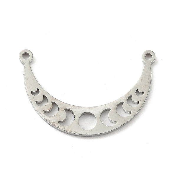 PandaHall 304 Stainless Steel Links, Moon Phase Links, Moon, Stainless Steel Color, 14x21.5x1mm, Hole: 1mm 304 Stainless Steel Moon
PandaHall 304 Stainless Steel Links, Moon Phase Links, Moon, Stainless Steel Color, 14x21.5x1mm, Hole: 1mm 304 Stainless Steel Moon