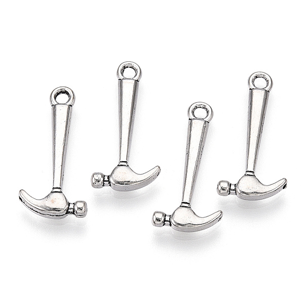 PandaHall Tibetan Style Zinc Alloy Pendants, Hammer, Antique Silver, 19x9x2mm, Hole: 1.5mm, about 2174pcs/1000g Alloy Tool
PandaHall Tibetan Style Zinc Alloy Pendants, Hammer, Antique Silver, 19x9x2mm, Hole: 1.5mm, about 2174pcs/1000g Alloy Tool