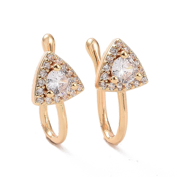 PandaHall Clear Cubic Zirconia Triangle Cuff Earrings, Brass Non-piercing Jewelry for Women, Real 18K Gold Plated, 14x10x7mm Cubic Zirconia...
PandaHall Clear Cubic Zirconia Triangle Cuff Earrings, Brass Non-piercing Jewelry for Women, Real 18K Gold Plated, 14x10x7mm Cubic Zirconia...