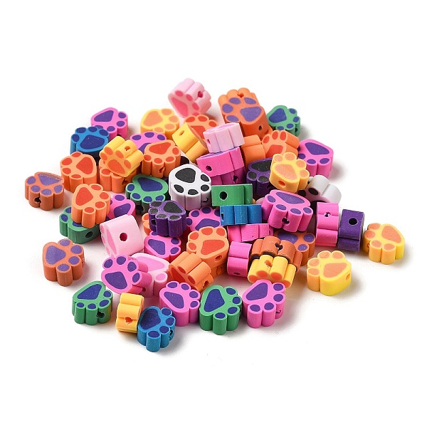 PandaHall Handmade Polymer Clay Beads, Paw Print, Mixed Color, 7x8.5x5mm, Hole: 1.8mm Polymer Clay Paw Print Multicolor
PandaHall Handmade Polymer Clay Beads, Paw Print, Mixed Color, 7x8.5x5mm, Hole: 1.8mm Polymer Clay Paw Print Multicolor