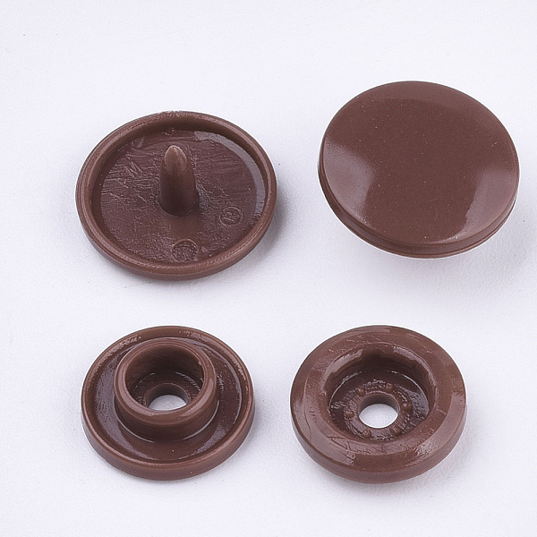 PandaHall Resin Snap Fasteners, Raincoat Buttons, Flat Round, Saddle Brown, Cap: 12x6.5mm, Pin: 2mm, Stud: 10.5x3.5mm, Hole: 2mm, Socket...
PandaHall Resin Snap Fasteners, Raincoat Buttons, Flat Round, Saddle Brown, Cap: 12x6.5mm, Pin: 2mm, Stud: 10.5x3.5mm, Hole: 2mm, Socket...