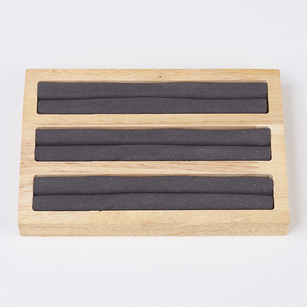 PandaHall Wood Ring Displays, with Faux Suede, 3 Compartments, Rectangle, Gray, 15x9.9x1.7cm Wood Gray
PandaHall Wood Ring Displays, with Faux Suede, 3 Compartments, Rectangle, Gray, 15x9.9x1.7cm Wood Gray