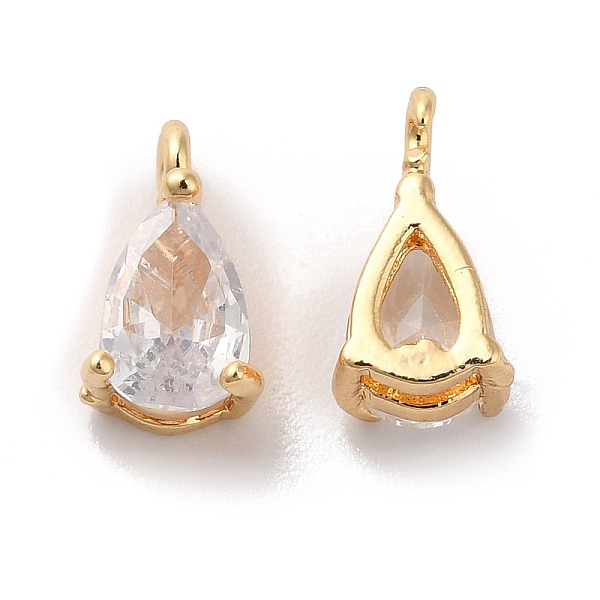 PandaHall Brass with Clear Glass Pendants, Teardrop Charms, Real 18K Gold Plated, 8.5x5x4mm, Hole: 1.2mm Brass+Glass Teardrop Clear
PandaHall Brass with Clear Glass Pendants, Teardrop Charms, Real 18K Gold Plated, 8.5x5x4mm, Hole: 1.2mm Brass+Glass Teardrop Clear
