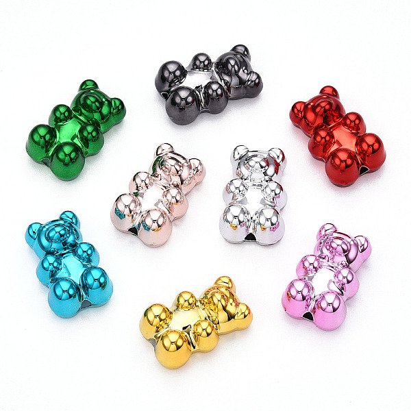 PandaHall UV Plating Acrylic Beads, Bear, Mixed Color, 18x11.5x7.5mm, Hole: 1.8mm Acrylic Bear Multicolor
PandaHall UV Plating Acrylic Beads, Bear, Mixed Color, 18x11.5x7.5mm, Hole: 1.8mm Acrylic Bear Multicolor