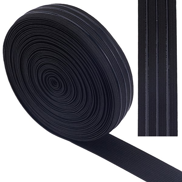PandaHall Gorgecraft 10 Yards Polyester Non-slip Elastic Cord, Flat, Black, 30mm Elastic Fibre Flat Black
PandaHall Gorgecraft 10 Yards Polyester Non-slip Elastic Cord, Flat, Black, 30mm Elastic Fibre Flat Black