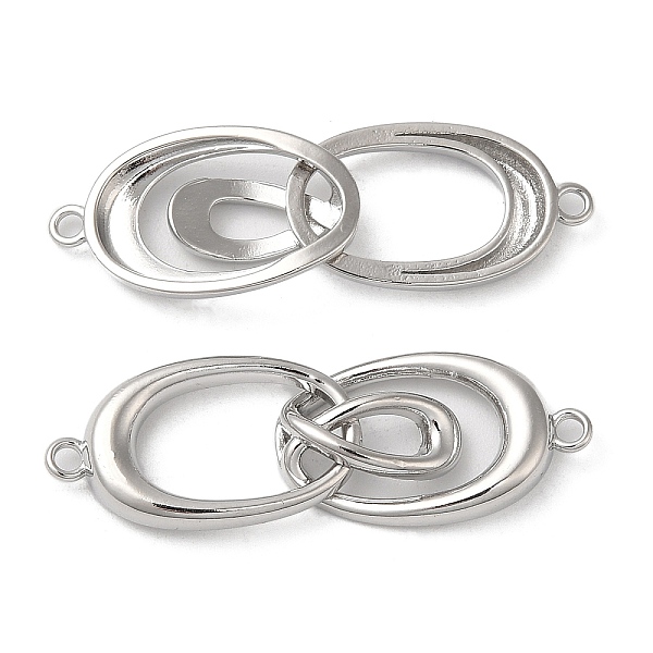 PandaHall Brass Connector Charms, Nickel Free, Oval Links, Real Platinum Plated, 35.5x11.5x4mm, Hole: 1.6mm Brass Oval
PandaHall Brass Connector Charms, Nickel Free, Oval Links, Real Platinum Plated, 35.5x11.5x4mm, Hole: 1.6mm Brass Oval