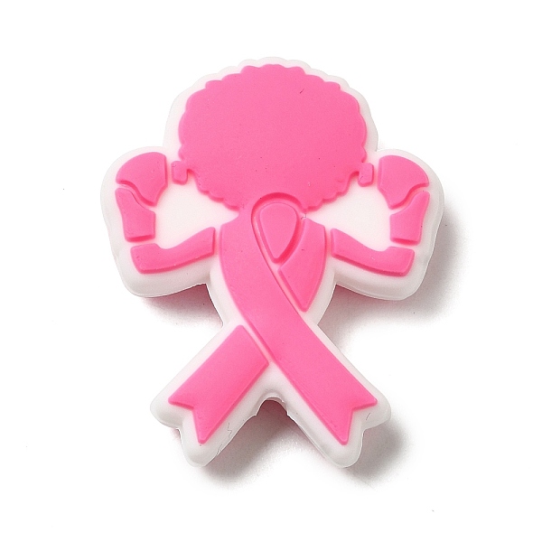 PandaHall Breast Cancer Pink Awareness Ribbon Boxer Silicone Focal Beads, Chewing Beads For Teethers, DIY Nursing Necklaces Making, Hot...
PandaHall Breast Cancer Pink Awareness Ribbon Boxer Silicone Focal Beads, Chewing Beads For Teethers, DIY Nursing Necklaces Making, Hot...