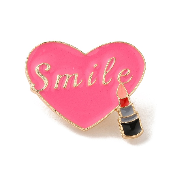 PandaHall Golden Alloy Brooches, Smile Enamel Pins, Heart, 22.5x27x2mm Alloy+Enamel Heart
PandaHall Golden Alloy Brooches, Smile Enamel Pins, Heart, 22.5x27x2mm Alloy+Enamel Heart