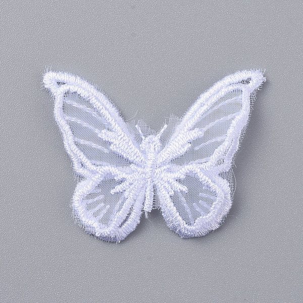 PandaHall Lace Embroidery Costume Accessories, Applique Patch, Sewing Craft Decoration, Butterfly, White, 35x43x2mm Cloth Butterfly White
PandaHall Lace Embroidery Costume Accessories, Applique Patch, Sewing Craft Decoration, Butterfly, White, 35x43x2mm Cloth Butterfly White