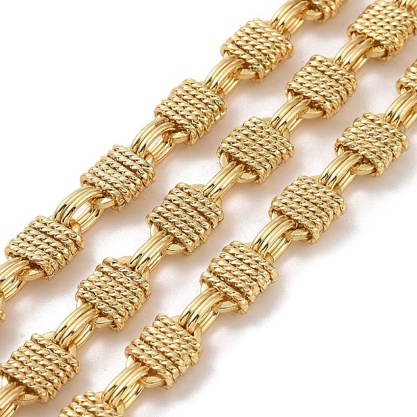PandaHall Brass Oval & Rectangle Link Chains, Unwelded, with Spool, Cadmium Free & Lead Free, Real 18K Gold Plated, 10x7x3.5mm, 6.5x4.5x2mm...
PandaHall Brass Oval & Rectangle Link Chains, Unwelded, with Spool, Cadmium Free & Lead Free, Real 18K Gold Plated, 10x7x3.5mm, 6.5x4.5x2mm...