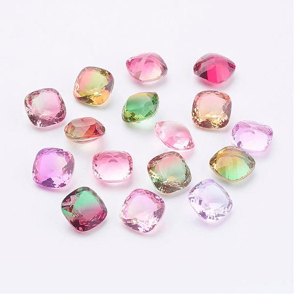 PandaHall Pointed Back K9 Glass Rhinestone Cabochons, Square, Mixed Color, 10x10x6mm Glass Rhinestone Square Multicolor
PandaHall Pointed Back K9 Glass Rhinestone Cabochons, Square, Mixed Color, 10x10x6mm Glass Rhinestone Square Multicolor