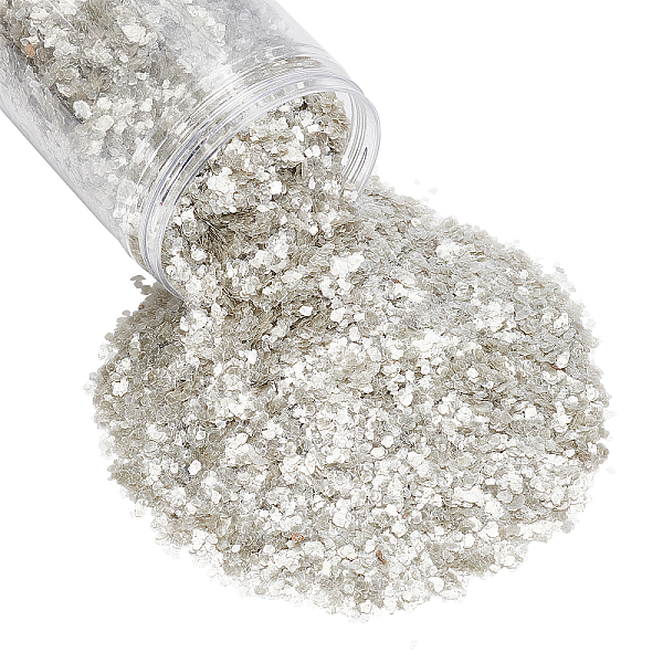 PandaHall Olycraft Mica Fragment Nail Art Decoration Accessories, Nail Rock Slice Mica Slices, White, 1~10mm, 300g/box Gemstone Others White
PandaHall Olycraft Mica Fragment Nail Art Decoration Accessories, Nail Rock Slice Mica Slices, White, 1~10mm, 300g/box Gemstone Others White