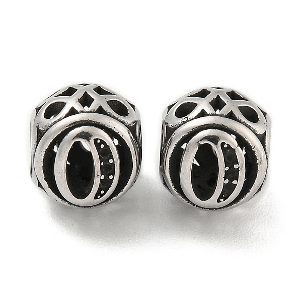 PandaHall 304 Stainless Steel Beads Rhinestone Settings, Large Hole Beads, Round, Letter O, 9.5x8.5x9.5mm, Hole: 4mm, Fit for 0.8mm...
PandaHall 304 Stainless Steel Beads Rhinestone Settings, Large Hole Beads, Round, Letter O, 9.5x8.5x9.5mm, Hole: 4mm, Fit for 0.8mm...