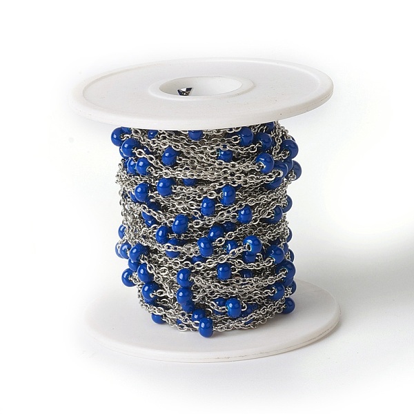 PandaHall 304 Stainless Steel Cable Chains, Satellite Chains, with Enamel, Soldered, with Spool, Flat Oval, Royal Blue, 2.4x2x0.4mm, Beads...
PandaHall 304 Stainless Steel Cable Chains, Satellite Chains, with Enamel, Soldered, with Spool, Flat Oval, Royal Blue, 2.4x2x0.4mm, Beads...