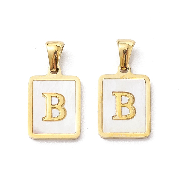 PandaHall Ion Plating(IP) 304 Stainless Steel Pave Shell Pendants, Rectangle Charm, Real 18K Gold Plated, Letter B, 17.5x12x1.5mm, Hole...
PandaHall Ion Plating(IP) 304 Stainless Steel Pave Shell Pendants, Rectangle Charm, Real 18K Gold Plated, Letter B, 17.5x12x1.5mm, Hole...