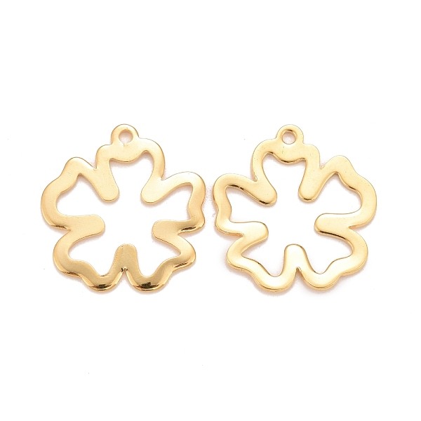 PandaHall 201 Stainless Steel Pendants, Flower, Real 24k Gold Plated, 19.5x18x1mm, Hole: 1.4mm 201 Stainless Steel Flower
PandaHall 201 Stainless Steel Pendants, Flower, Real 24k Gold Plated, 19.5x18x1mm, Hole: 1.4mm 201 Stainless Steel Flower