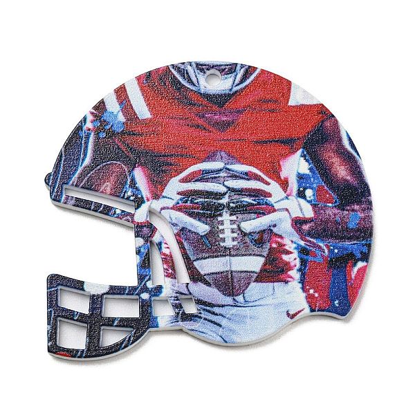 PandaHall Acrylic Pendants, Helmet, Sports, Colorful, 41x47x2mm, Hole: 2mm Acrylic Sports
PandaHall Acrylic Pendants, Helmet, Sports, Colorful, 41x47x2mm, Hole: 2mm Acrylic Sports