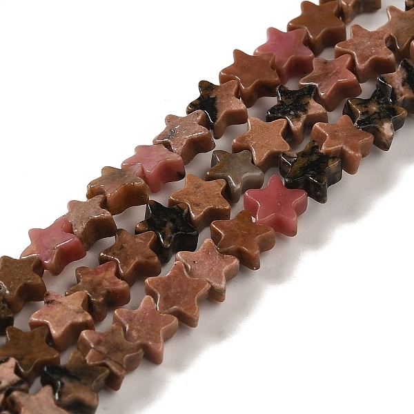 PandaHall Natural Rhodonite Beads Strands, Star, 6x5.5x2mm, Hole: 0.8mm, about 75pcs/strand, 14.57 inch(37cm) Rhodonite Star
PandaHall Natural Rhodonite Beads Strands, Star, 6x5.5x2mm, Hole: 0.8mm, about 75pcs/strand, 14.57 inch(37cm) Rhodonite Star