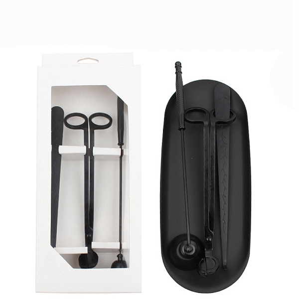 PandaHall Stainless Steel Candle Tool Set, Candle Wick Trimmer Cutter, Candle Wick Snuffer, Candle Wick Dipper and Dish for Candle Lover..., Black
PandaHall Stainless Steel Candle Tool Set, Candle Wick Trimmer Cutter, Candle Wick Snuffer, Candle Wick Dipper and Dish for Candle Lover..., Black