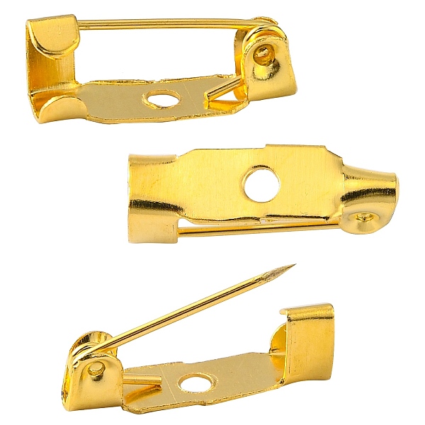 PandaHall Iron Brooch Findings, Back Bar Pins, with One Hole, Golden, 15x5x4.5mm, Hole: 1.8mm Iron
PandaHall Iron Brooch Findings, Back Bar Pins, with One Hole, Golden, 15x5x4.5mm, Hole: 1.8mm Iron