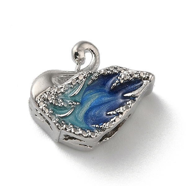 PandaHall Alloy Enamel European Beads, Large Hole Beads, Swan, Platinum, 12x10.5x7mm, Hole: 4.5mm Alloy+Enamel Swan Blue
PandaHall Alloy Enamel European Beads, Large Hole Beads, Swan, Platinum, 12x10.5x7mm, Hole: 4.5mm Alloy+Enamel Swan Blue