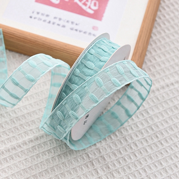 PandaHall 9M Polyester Organza Striped Ribbons, Garment Accessories, Gift Packaging, Pale Turquoise, 1 inch(25mm), about 9.84 Yards(9m)/Roll...
PandaHall 9M Polyester Organza Striped Ribbons, Garment Accessories, Gift Packaging, Pale Turquoise, 1 inch(25mm), about 9.84 Yards(9m)/Roll...