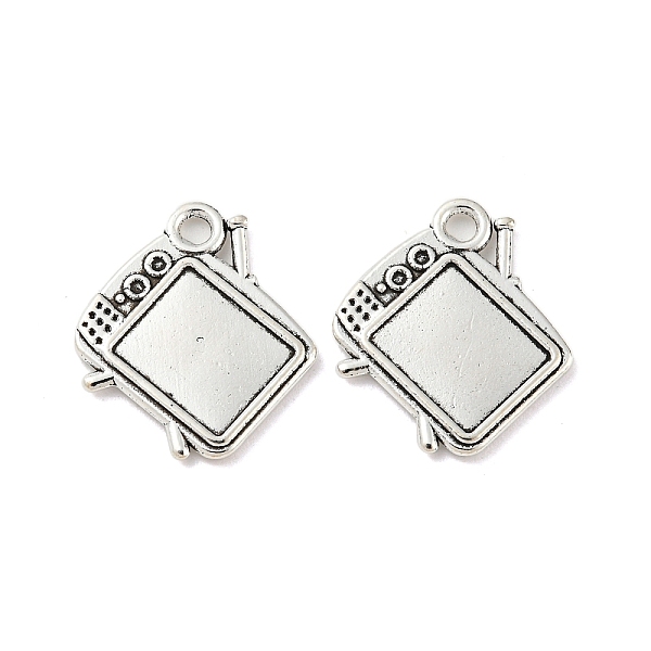 PandaHall Tibetan Style Alloy Pendants, TV Charms, Nickel, Antique Silver, 15x13.5x1.5mm, Hole: 1.6mm Alloy Others
PandaHall Tibetan Style Alloy Pendants, TV Charms, Nickel, Antique Silver, 15x13.5x1.5mm, Hole: 1.6mm Alloy Others