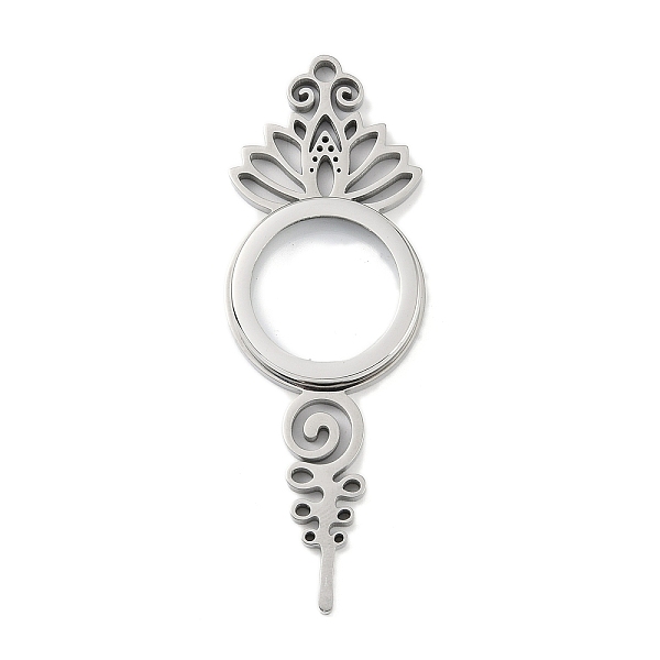 PandaHall 304 Stainless Stee Locket Pendants, with Glass, Flower Charm, Stainless Steel Color, 69.5x24.5x6mm, Hole: 2.5mm 304 Stainless...
PandaHall 304 Stainless Stee Locket Pendants, with Glass, Flower Charm, Stainless Steel Color, 69.5x24.5x6mm, Hole: 2.5mm 304 Stainless...