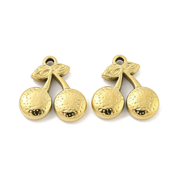 PandaHall 304 Stainless Steel Pendants, Cherry Charm, Real 14K Gold Plated, 17.5x17.5x3.5mm, Hole: 1.8mm 304 Stainless Steel Cherry
PandaHall 304 Stainless Steel Pendants, Cherry Charm, Real 14K Gold Plated, 17.5x17.5x3.5mm, Hole: 1.8mm 304 Stainless Steel Cherry
