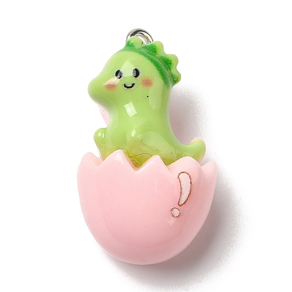 PandaHall Cute Opaque Resin Pendants, Animal Charms with Platinum Plated Iron Loops, Dinosaur, 27x15.5x13mm, Hole: 1.5mm Iron+Resin Dinosaur
PandaHall Cute Opaque Resin Pendants, Animal Charms with Platinum Plated Iron Loops, Dinosaur, 27x15.5x13mm, Hole: 1.5mm Iron+Resin Dinosaur