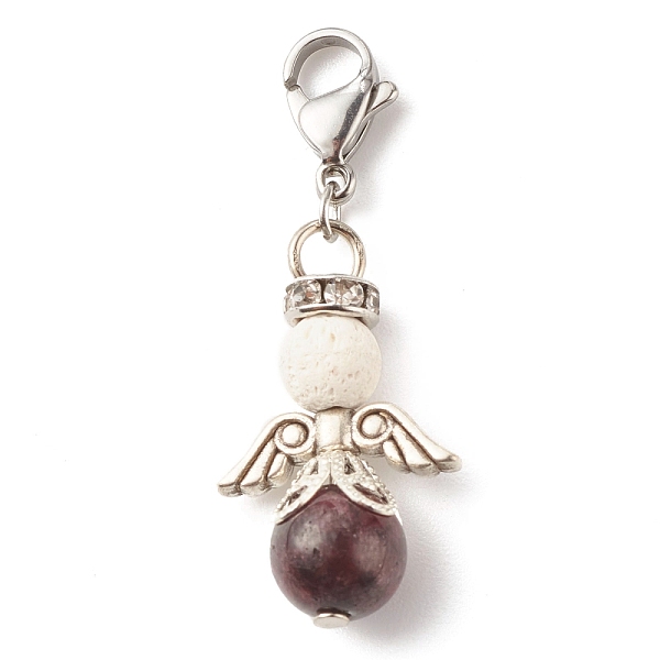 PandaHall Natural Garnet & Lava Rock Bead Pendants, with Tibetan Style Alloy Beads, Wing, 39.5mm Garnet Wing
PandaHall Natural Garnet & Lava Rock Bead Pendants, with Tibetan Style Alloy Beads, Wing, 39.5mm Garnet Wing