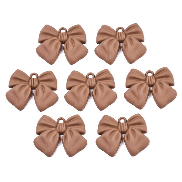 PandaHall Spray Painted Alloy Pendants, Cadmium Free & Nickel Free & Lead Free, Bowknot, Camel, 26x32.5x5mm, Hole: 2.5mm Alloy Bowknot Brown
PandaHall Spray Painted Alloy Pendants, Cadmium Free & Nickel Free & Lead Free, Bowknot, Camel, 26x32.5x5mm, Hole: 2.5mm Alloy Bowknot Brown