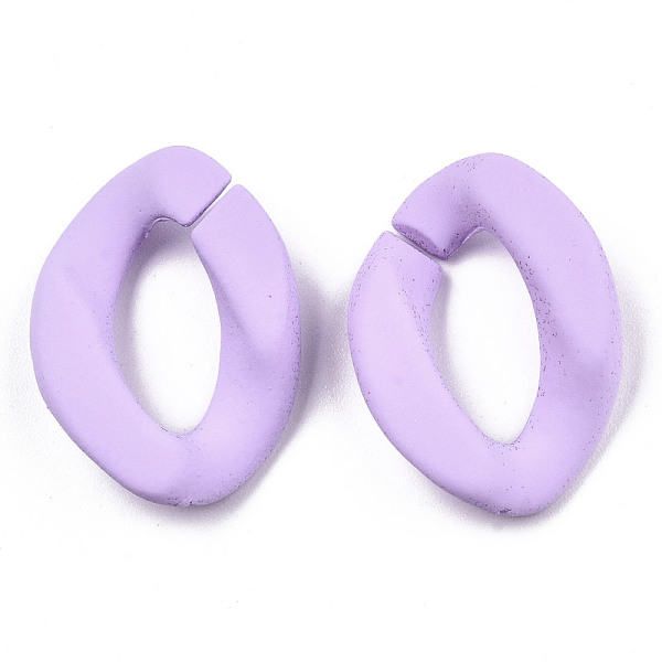 PandaHall Opaque Spray Painted Acrylic Linking Rings, Quick Link Connectors, for Curb Chains Making, Twist, Plum, 23x17x4.5mm, Inner..., Purple
PandaHall Opaque Spray Painted Acrylic Linking Rings, Quick Link Connectors, for Curb Chains Making, Twist, Plum, 23x17x4.5mm, Inner..., Purple