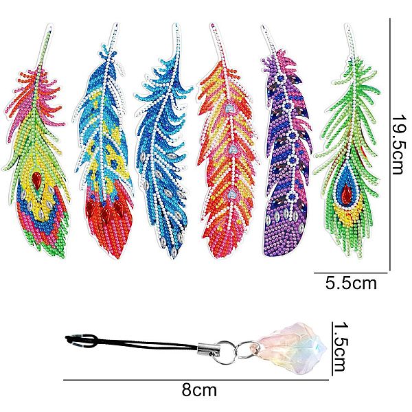 PandaHall DIY Bookmark Diamond Painting Kits, Including Crystal Maple Leaf Pendant Decoration, Resin Rhinestones, Pen, Tray & Glue Clay..., Multicolor
PandaHall DIY Bookmark Diamond Painting Kits, Including Crystal Maple Leaf Pendant Decoration, Resin Rhinestones, Pen, Tray & Glue Clay..., Multicolor
