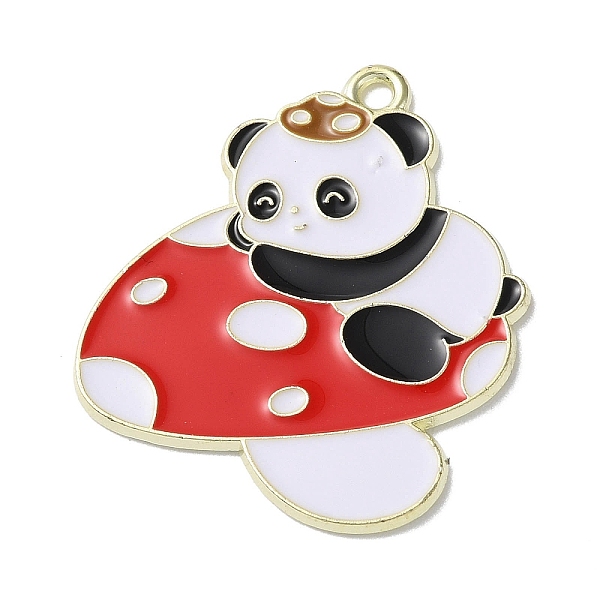 PandaHall Zinc Alloy Pendant, with Enamel, Panda with Mushroom, Light Gold, Red, 30.5x27x1.5mm, Hole: 1.8mm Alloy+Enamel Panda Red
PandaHall Zinc Alloy Pendant, with Enamel, Panda with Mushroom, Light Gold, Red, 30.5x27x1.5mm, Hole: 1.8mm Alloy+Enamel Panda Red