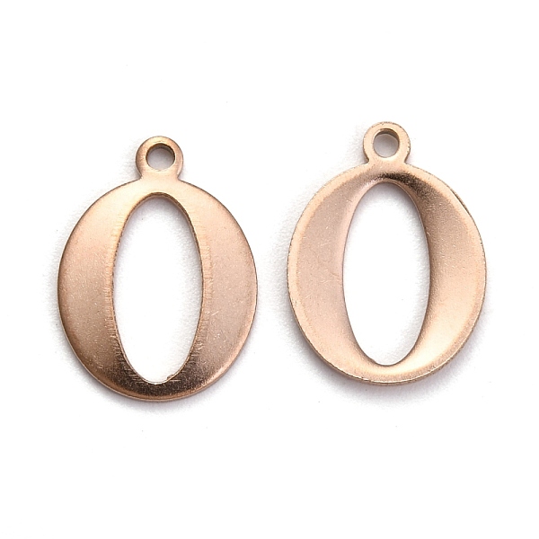 PandaHall Ion Plating(IP) 304 Stainless Steel Alphabet Charms, Rose Gold, Letter.O, 12.5x9x1mm, Hole: 1mm 304 Stainless Steel Letter O
PandaHall Ion Plating(IP) 304 Stainless Steel Alphabet Charms, Rose Gold, Letter.O, 12.5x9x1mm, Hole: 1mm 304 Stainless Steel Letter O