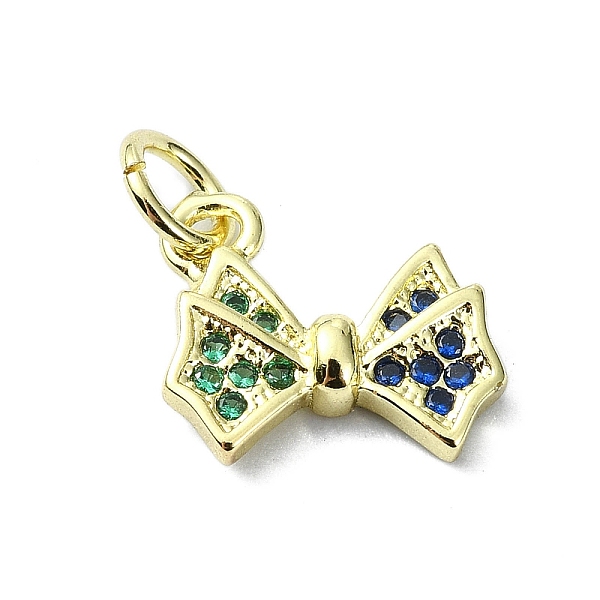 PandaHall Brass Micro Pave Cubic Zirconia Pendants, with Jump Ring, Real 18K Gold Plated, Bowknot Charm, Colorful, 10.5x11.5x2.5mm, Hole..., Multicolor
PandaHall Brass Micro Pave Cubic Zirconia Pendants, with Jump Ring, Real 18K Gold Plated, Bowknot Charm, Colorful, 10.5x11.5x2.5mm, Hole..., Multicolor