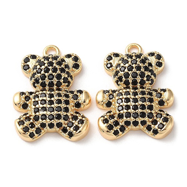 PandaHall Brass Micro Pave Cubic Zirconia Pendants, Bear, Black, 21x15x4.5mm, Hole: 1.8mm Brass+Cubic Zirconia Bear Black
PandaHall Brass Micro Pave Cubic Zirconia Pendants, Bear, Black, 21x15x4.5mm, Hole: 1.8mm Brass+Cubic Zirconia Bear Black