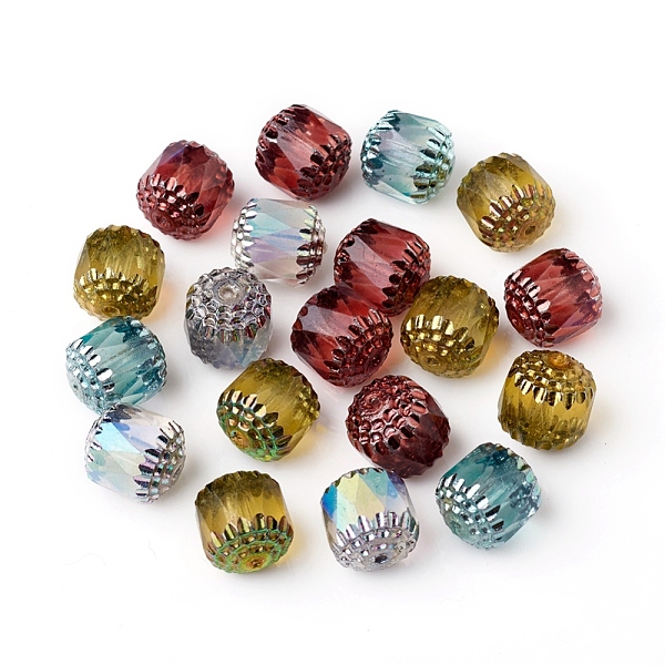 PandaHall Electroplated Czech Glass Beads, Retro Style, Faceted, Oval, Mixed Color, 10.5x10mm, Hole: 1mm Czech Glass Oval Multicolor
PandaHall Electroplated Czech Glass Beads, Retro Style, Faceted, Oval, Mixed Color, 10.5x10mm, Hole: 1mm Czech Glass Oval Multicolor