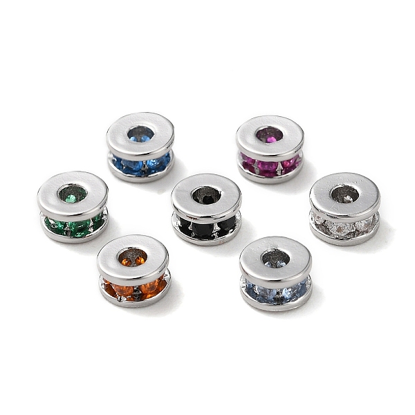PandaHall Rack Plating Brass Pave Cubic Zirconia Beads, Platinum, Long-Lasting Plated, Lead Free & Cadmium Free, Column, Mixed Color, 5x3mm..., Multicolor
PandaHall Rack Plating Brass Pave Cubic Zirconia Beads, Platinum, Long-Lasting Plated, Lead Free & Cadmium Free, Column, Mixed Color, 5x3mm..., Multicolor