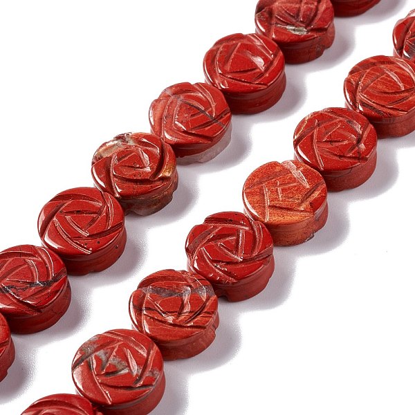 PandaHall Natural Red Jasper Beads Strands, Rose, 14x6mm, Hole: 1.2mm, about 28pcs/strand, 15.28''(38.8cm) Red Jasper Flower
PandaHall Natural Red Jasper Beads Strands, Rose, 14x6mm, Hole: 1.2mm, about 28pcs/strand, 15.28''(38.8cm) Red Jasper Flower