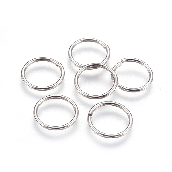 PandaHall 304 Stainless Steel Open Jump Rings, Stainless Steel Color, 16x1.5mm, Inner Diameter: 13mm, 500pcs/bag 304 Stainless Steel
PandaHall 304 Stainless Steel Open Jump Rings, Stainless Steel Color, 16x1.5mm, Inner Diameter: 13mm, 500pcs/bag 304 Stainless Steel